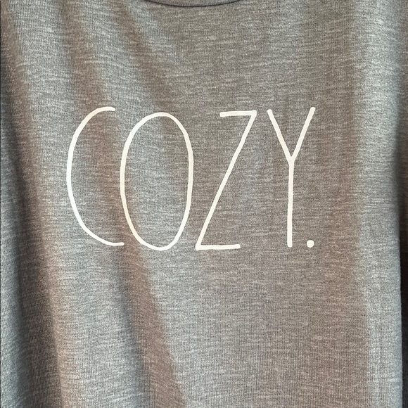 Rae Dunn Other - 82 Rae Dunn Ladies Size XL “Cozy” Gray Knit Loungewear L/S Top